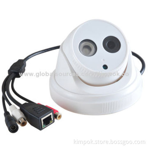 2.0 Megapixel P2P IP Dome Camera, Day and Night Vision
